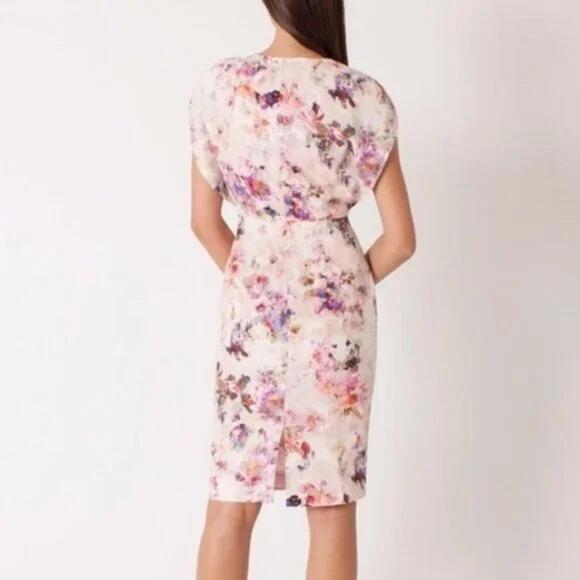 Black Halo Yoomi Watercolor Sheath‎ - Dress Size 2 - NWOT - Picture 5 of 8